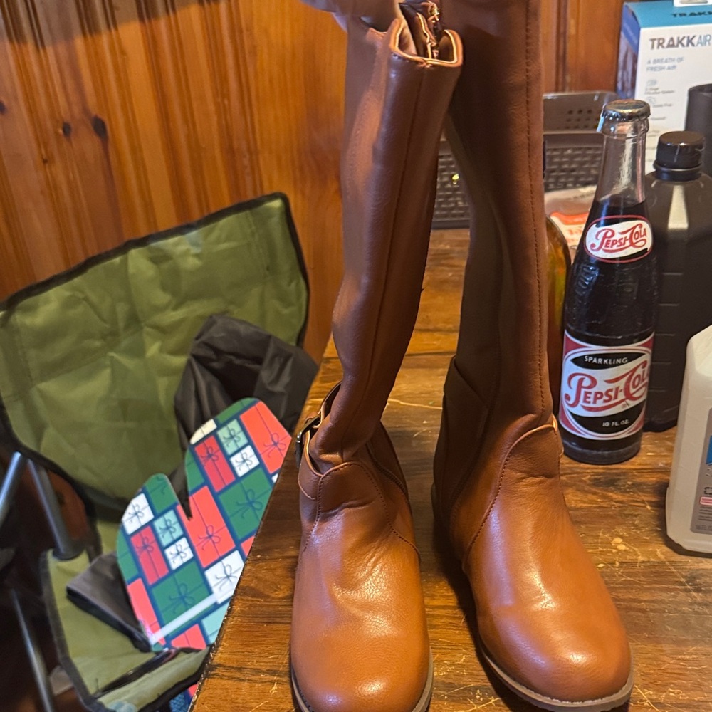 Men's Brown Leather Boots